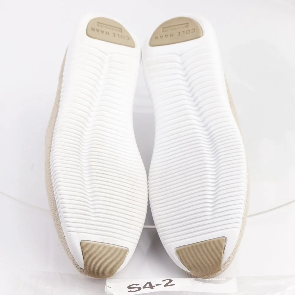 Cole Haan Womens 2.Zerogrand Oxford Shoes Size 11 Tan Knit Wingtip Sneaker Comfy